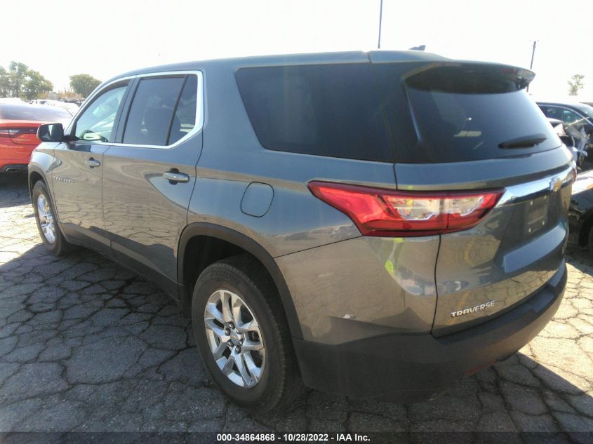 2020 CHEVROLET TRAVERSE LS VIN: 1GNERFKW3LJ188115