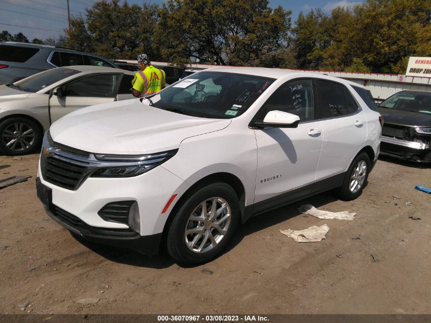 2022 CHEVROLET EQUINOX LT VIN: 3GNAXKEV8NL110280