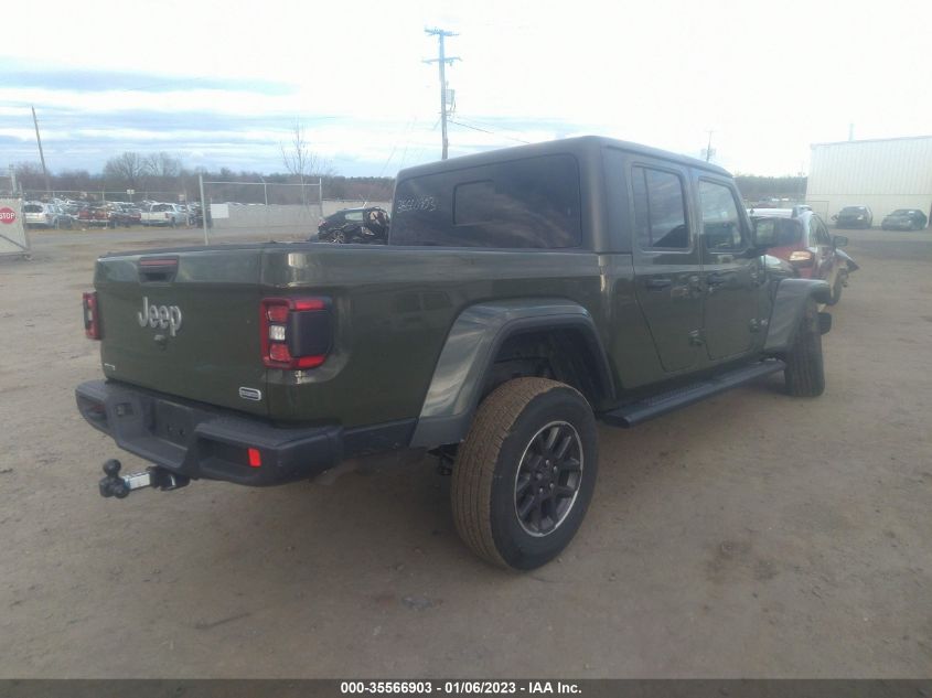2021 JEEP GLADIATOR OVERLAND VIN: 1C6JJTFMXML586506