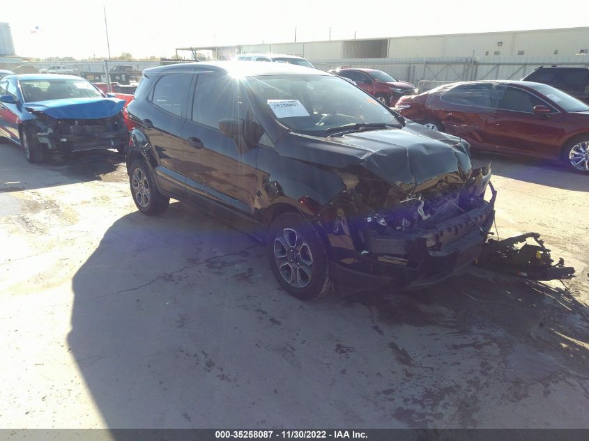 2021 FORD ECOSPORT S VIN: MAJ3S2FE0MC397063