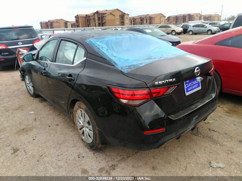 2021 NISSAN SENTRA S VIN: 3N1AB8BV1MY327723