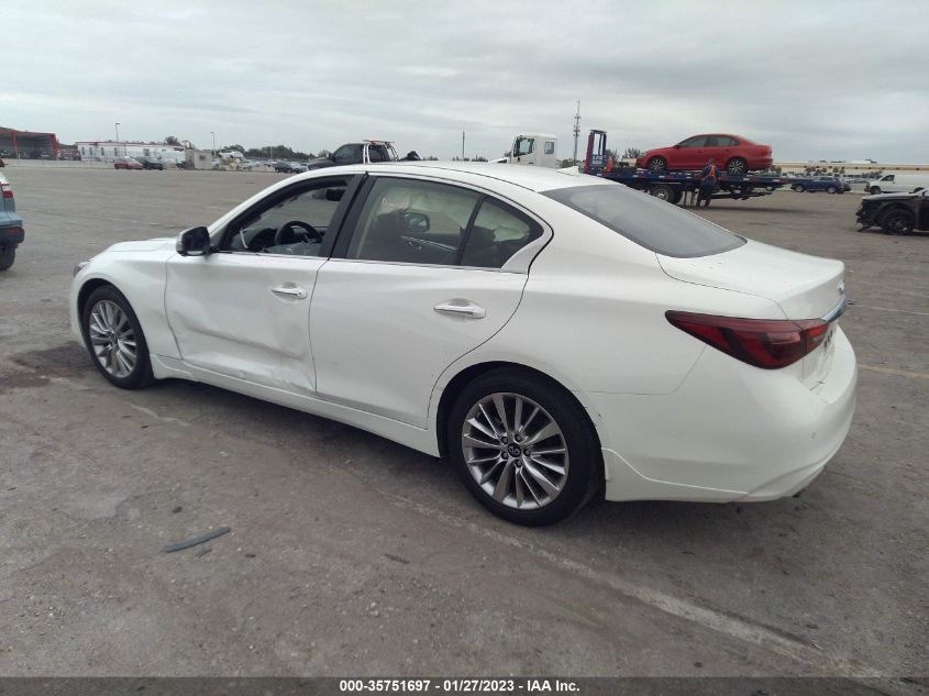 2021 INFINITI Q50 3.0T LUXE VIN: JN1EV7BP6MM702884