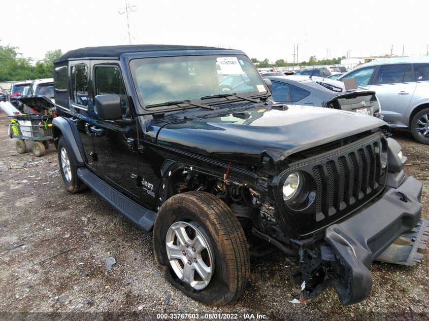 2020 JEEP WRANGLER UNLIMITED SPORT S VIN: 1C4HJXDG1LW248193