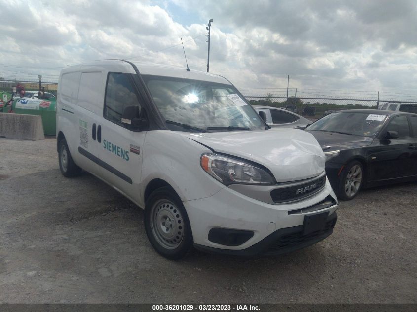 2022 RAM PROMASTER CITY TRADESMAN VIN: ZFBHRFAB1N6W48790