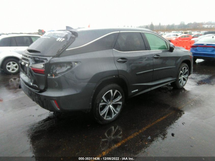 2022 LEXUS RX RX 450HL VIN: JTJHGKFA4N2027236