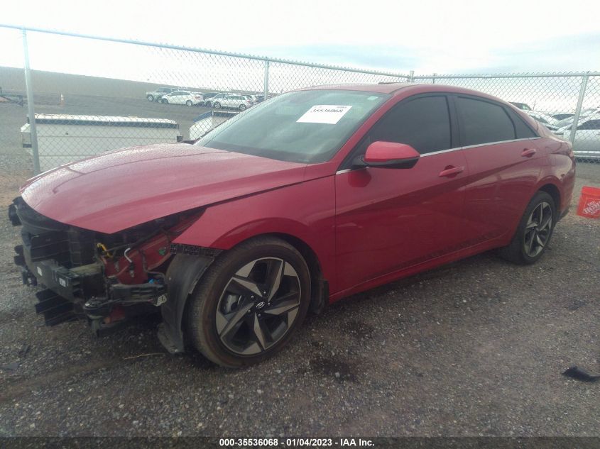 2022 HYUNDAI ELANTRA SEL VIN: KMHLN4AG5NU338880