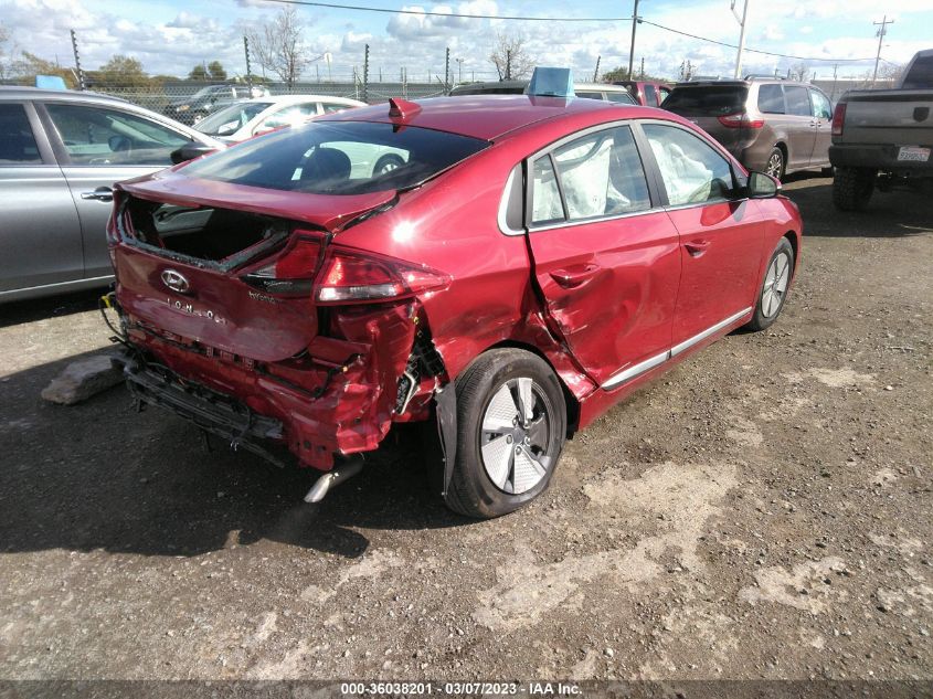 2022 HYUNDAI IONIQ HYBRID SE VIN: KMHC75LC5NU266248