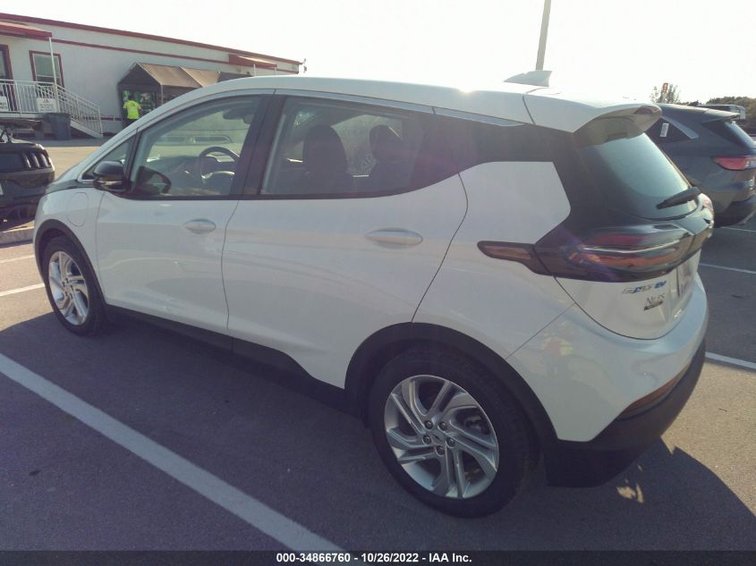 2022 CHEVROLET BOLT EV 1LT VIN: 1G1FW6S09N4124480