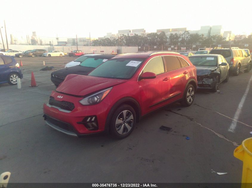 2022 KIA NIRO LX VIN: KNDCB3LC9N5502840