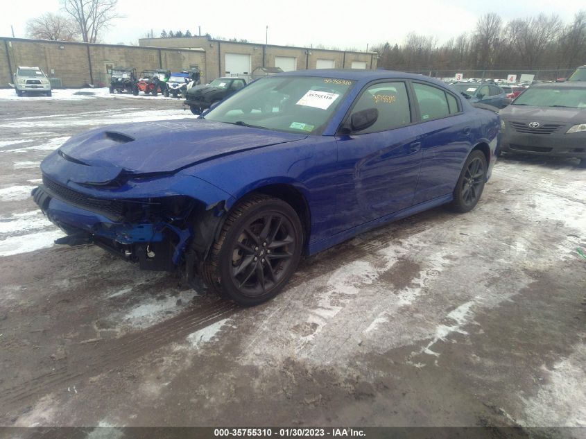 2022 DODGE CHARGER GT VIN: 2C3CDXMG7NH123366