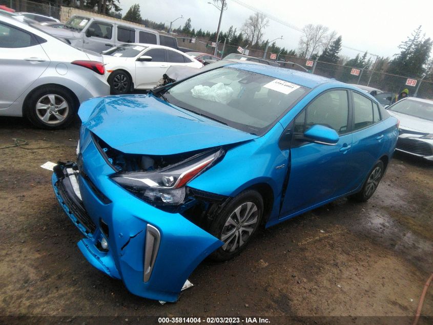 2022 TOYOTA PRIUS NIGHTSHADE VIN: JTDL9MFU4N3034128