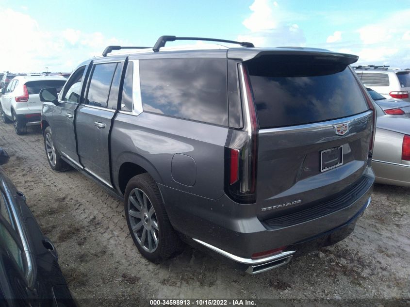 2022 CADILLAC ESCALADE ESV PREMIUM LUXURY PLATINUM VIN: 1GYS4MKL1NR135609