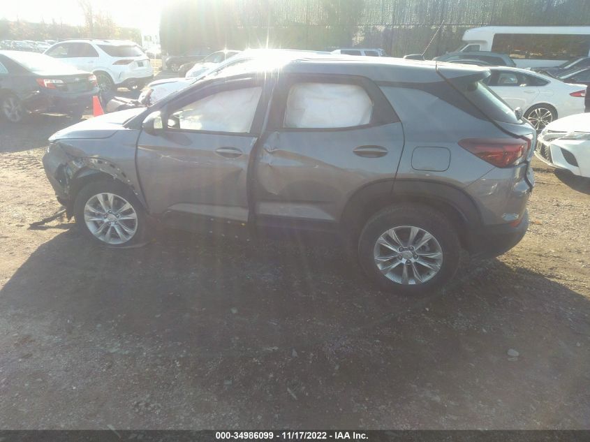 2022 CHEVROLET TRAILBLAZER LS VIN: KL79MMS21NB101977