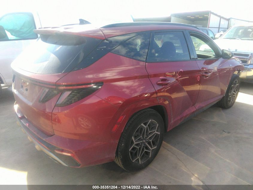 2022 HYUNDAI TUCSON N LINE VIN: KM8JF3AE1NU123025