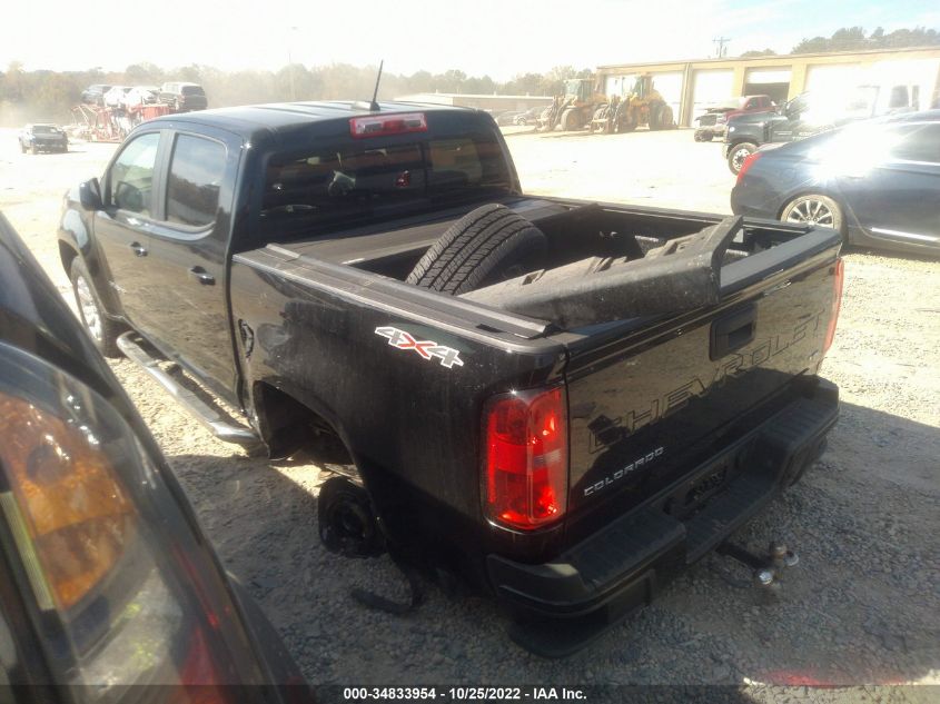 2022 CHEVROLET COLORADO 4WD LT VIN: 1GCGTCEN9N1144787
