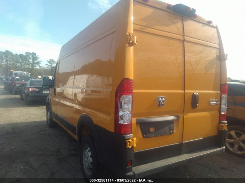 2021 RAM PROMASTER CARGO VAN VIN: 3C6LRVBGXME560722