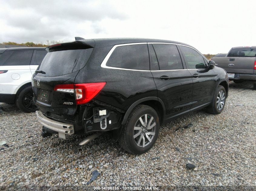 2021 HONDA PILOT EX-L VIN: 5FNYF6H58MB091174