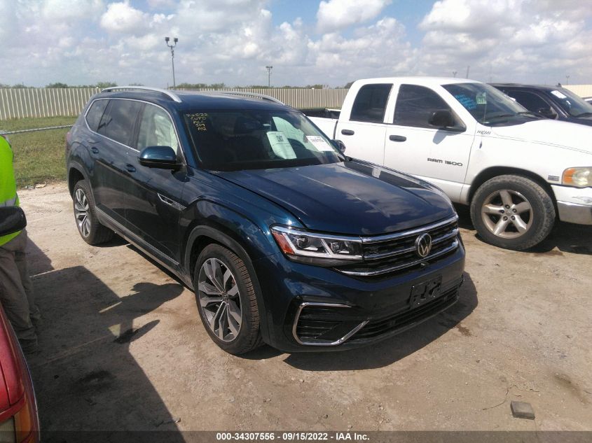 2021 VOLKSWAGEN ATLAS 3.6L V6 SEL PREMIUM VIN: 1V2FR2CA3MC547492