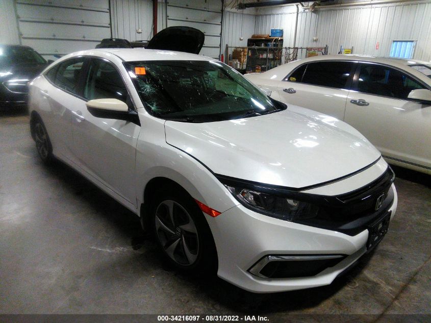 2020 HONDA CIVIC SEDAN LX VIN: 2HGFC2F61LH504275