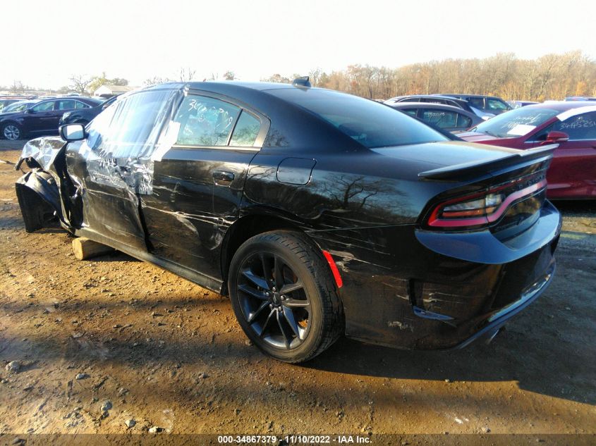 2022 DODGE CHARGER GT VIN: 2C3CDXMG5NH154048