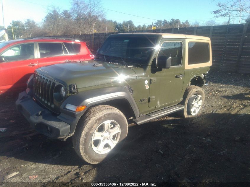 2021 JEEP WRANGLER SPORT S VIN: 1C4GJXAG8MW750023