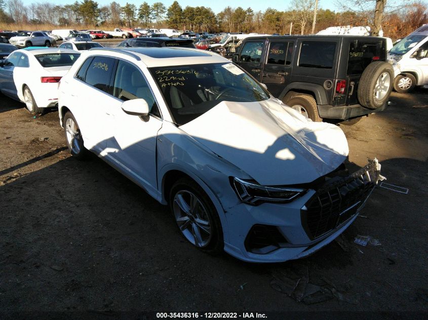2022 AUDI Q3 S LINE PREMIUM PLUS VIN: WA1EECF3XN1029186