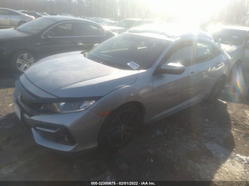 2021 HONDA CIVIC HATCHBACK SPORT VIN: SHHFK7H46MU416791