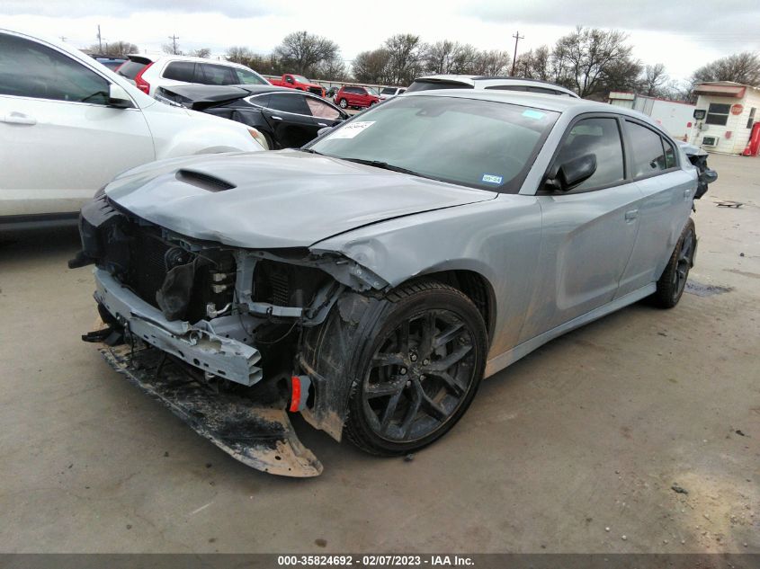 2022 DODGE CHARGER GT VIN: 2C3CDXHG6NH221640