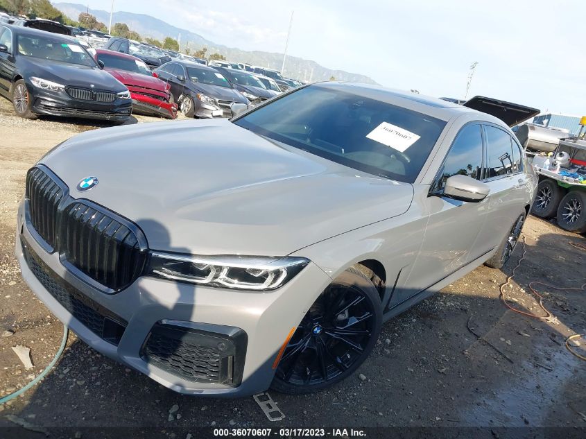 2022 BMW 7 SERIES 740I VIN: WBA7T2C00NCJ53851