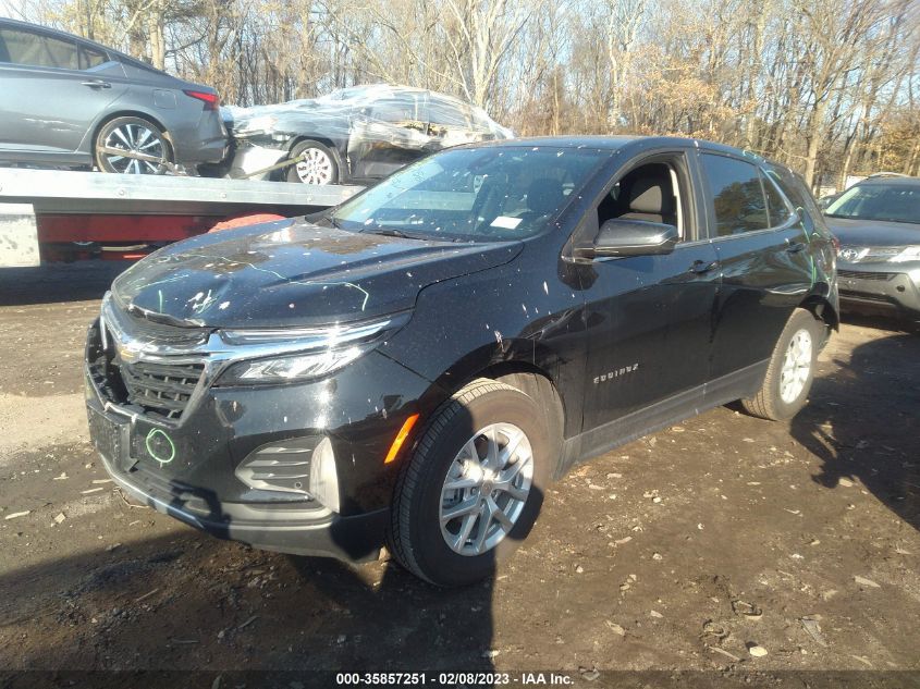 2022 CHEVROLET EQUINOX LT VIN: 3GNAXUEV2NL272756