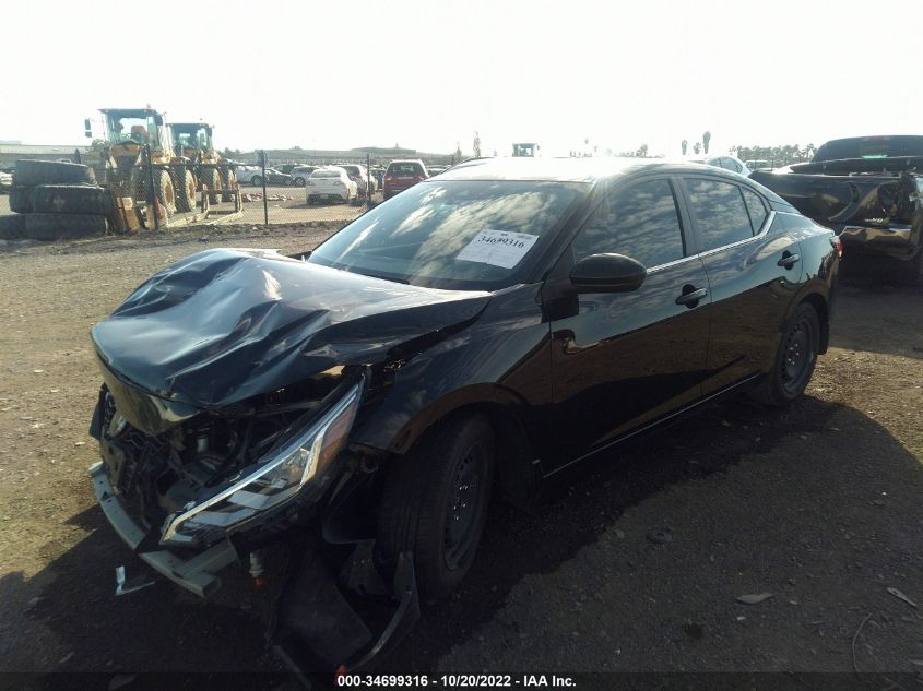 2021 NISSAN SENTRA S VIN: 3N1AB8BV0MY327812