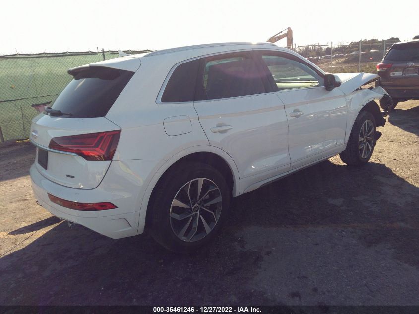 2022 AUDI Q5 S LINE PREMIUM VIN: WA1GAAFY7N2031203