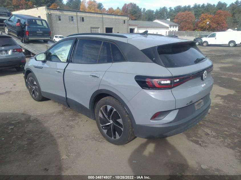 2021 VOLKSWAGEN ID.4 PRO S VIN: WVGTMPE28MP056555