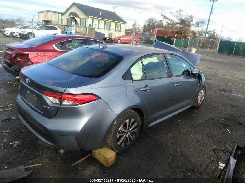 2022 TOYOTA COROLLA HYBRID LE VIN: JTDEAMDE6NJ049625