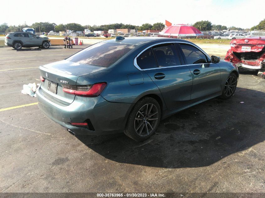 2021 BMW 3 SERIES 330I VIN: 3MW5R1J03M8B87386
