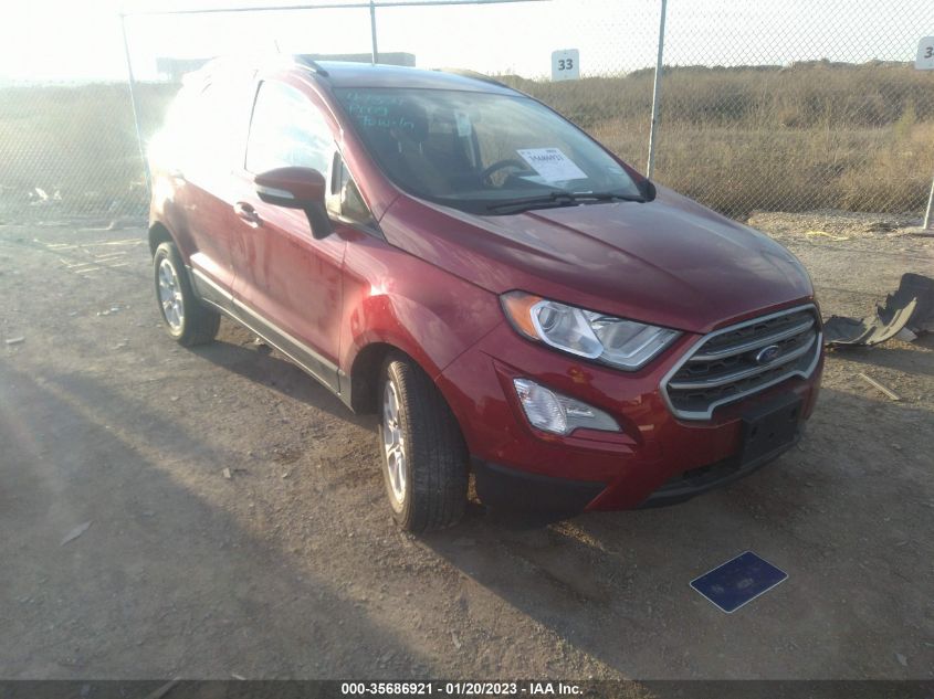 2021 FORD ECOSPORT SE VIN: MAJ3S2GE6MC450461