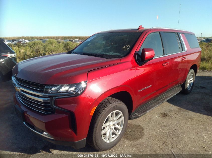 2022 CHEVROLET SUBURBAN LT VIN: 1GNSCCKD1NR123835