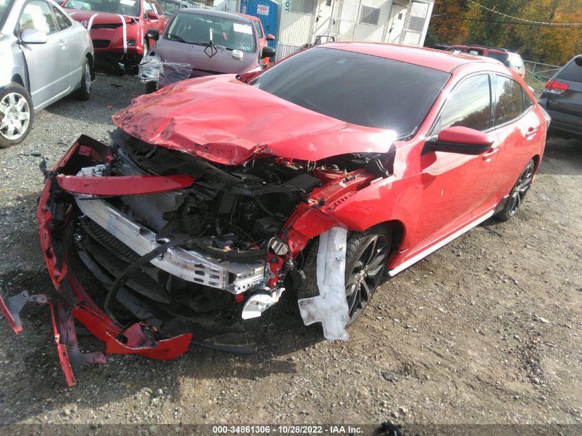 2021 HONDA CIVIC HATCHBACK SPORT VIN: SHHFK7H44MU400430