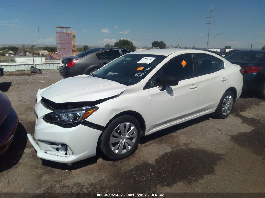 2020 SUBARU IMPREZA VIN: 4S3GKAB60L3609642