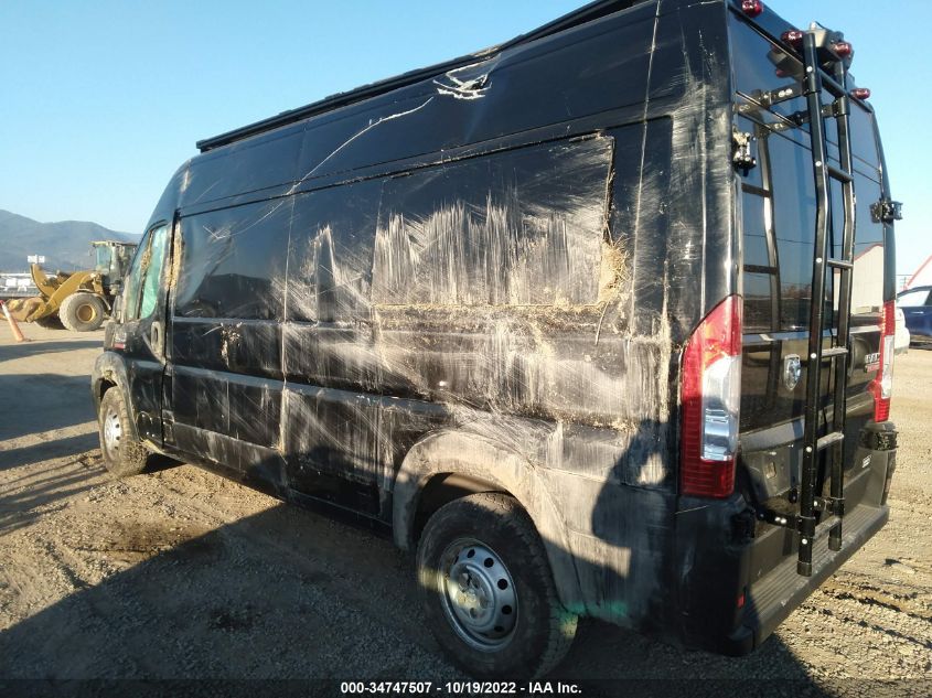 2022 RAM PROMASTER CARGO VAN VIN: 3C6LRVDG9NE102880