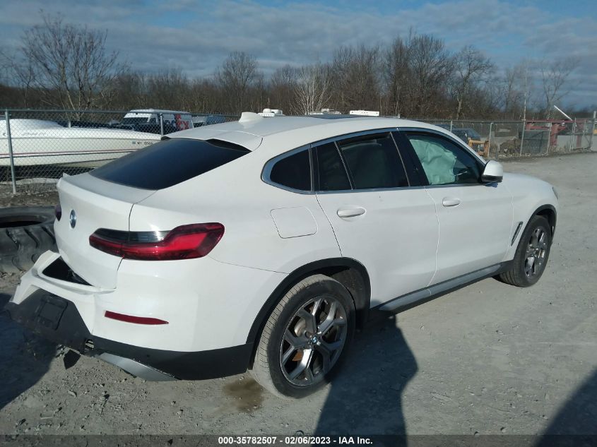 2022 BMW X4 XDRIVE30I VIN: 5UX33DT01N9J57142