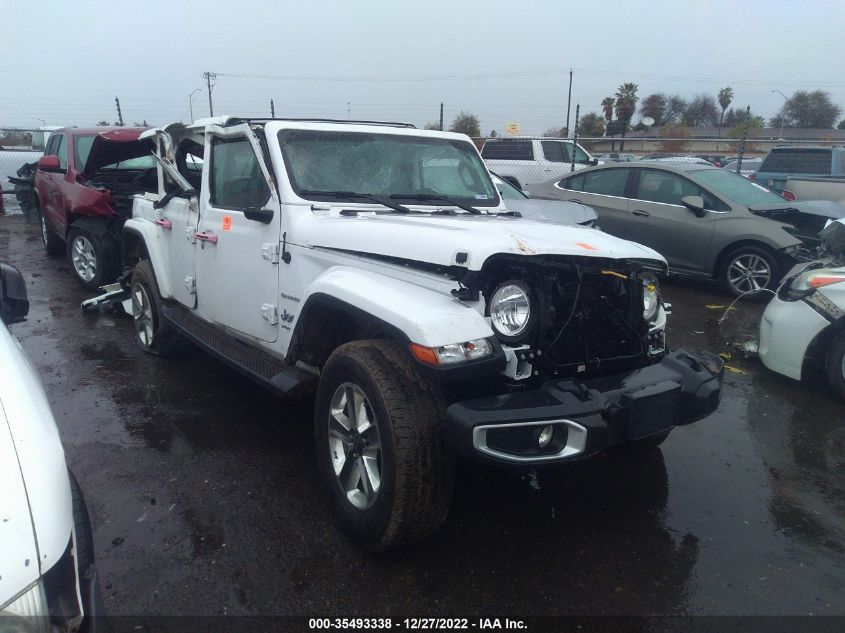 2022 JEEP WRANGLER UNLIMITED SAHARA VIN: 1C4HJXEN9NW118453