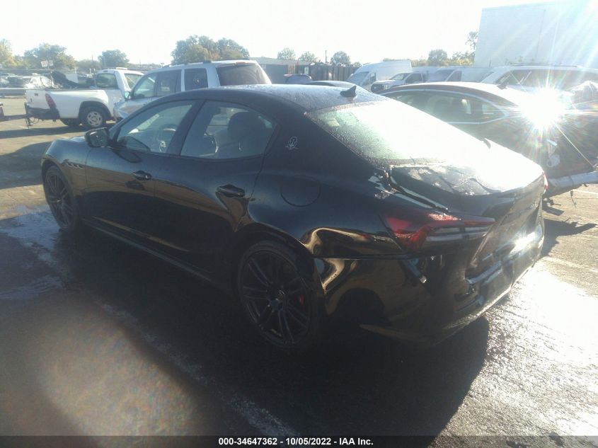 2021 MASERATI GHIBLI VIN: ZAM57XSA7M1363214