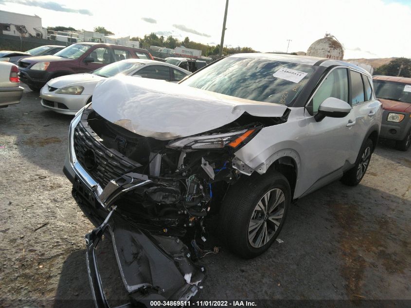 2022 NISSAN ROGUE SV VIN: 5N1BT3BB6NC679385