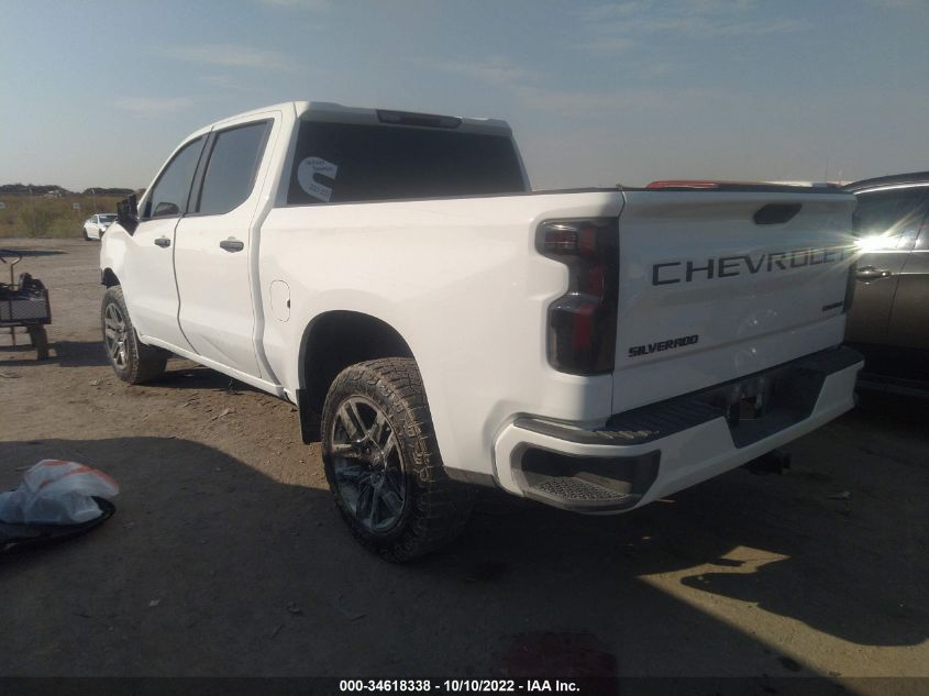 2021 CHEVROLET SILVERADO 1500 CUSTOM VIN: 3GCPWBEK9MG444739