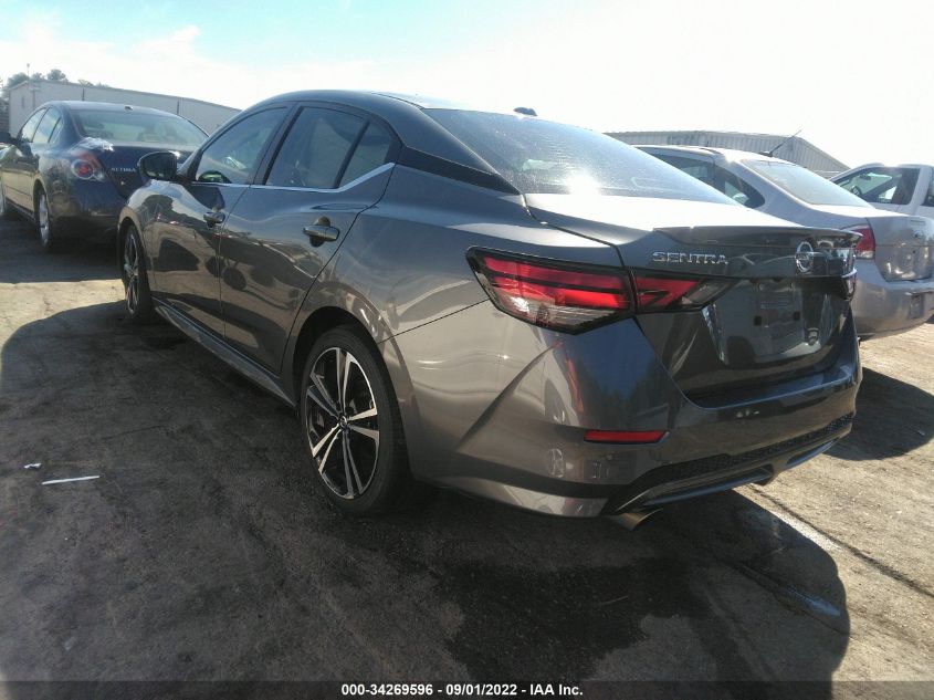 2021 NISSAN SENTRA SR VIN: 3N1AB8DV5MY264574