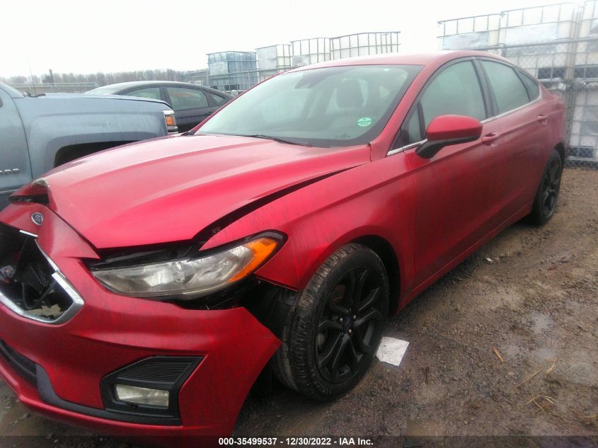 2020 FORD FUSION SE VIN: 3FA6P0HDXLR125398