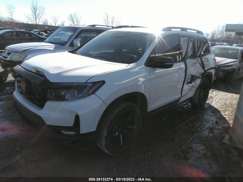 2022 HONDA PASSPORT ELITE VIN: 5FNYF8H04NB000600
