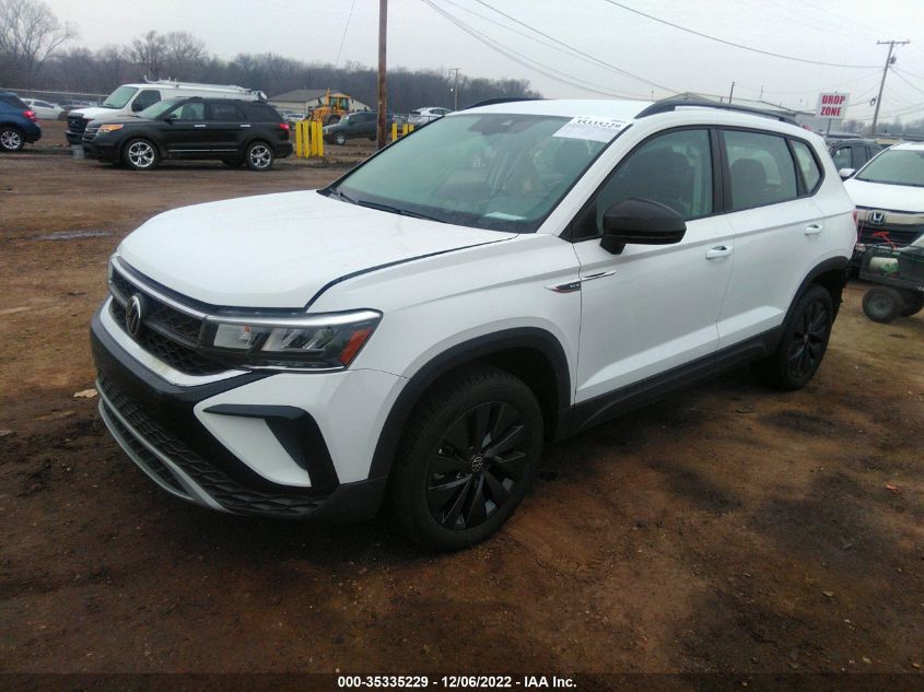 2022 VOLKSWAGEN TAOS S VIN: 3VVDX7B21NM011728