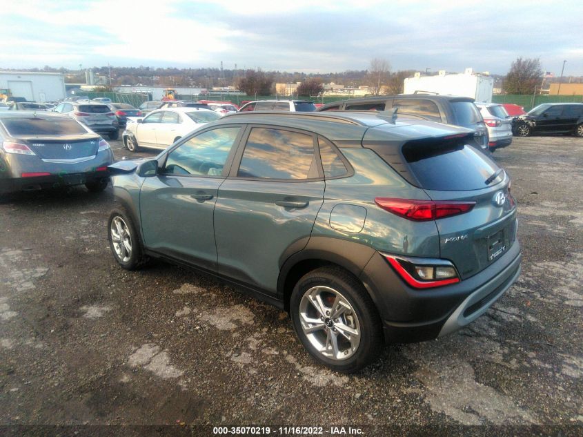 2022 HYUNDAI KONA SEL VIN: KM8K6CAB6NU838375